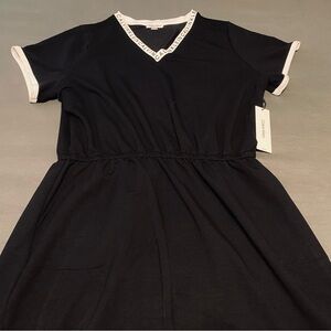 Calvin Klein Black & White Dress Size 1X Women’s NWT